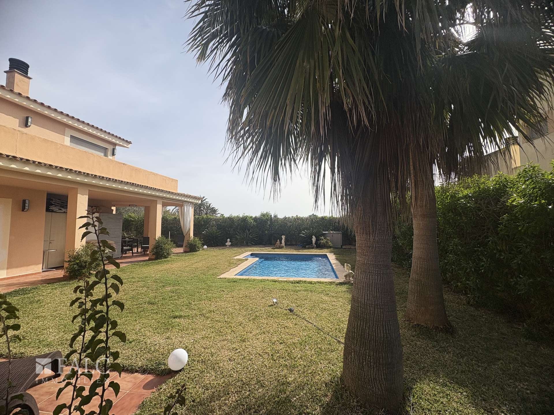 Blick auf den Pool